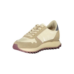 Baskets femme en cuir Beige Blauer