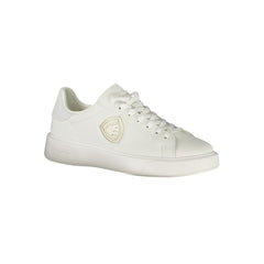 Baskets Blauer en cuir blanc pour hommes