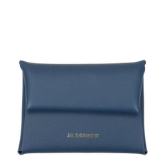 Jil Sander Blue Leather Wallets