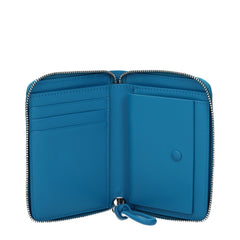 Jil Sander Blue Leather Wallets