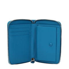 Jil Sander Blue Leather Wallets