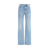 Jean Saint Laurent NICO taille basse en denim Bahamas