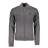 Gianmarco Venturi Gray Cotton Sweater