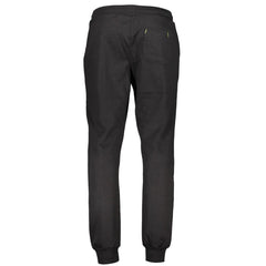 Pantalon en coton noir Gianmarco Venturi