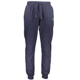 Pantalon en coton bleu Gianmarco Venturi