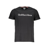 T-shirt en coton noir Gianmarco Venturi