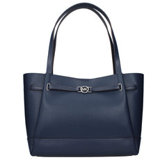 Michael Kors Blue Leather Shoulder Bags