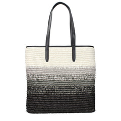 Michael Kors Black Raffia Shoulder Bags