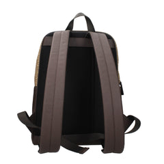 Michael Kors Brown Fabric Backpacks