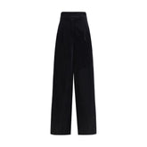 Pantalon large en velours Max Mara