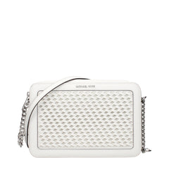 Michael Kors White Leather Crossbody Bags