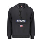 Norwegen 1963 Schwarzes Baumwoll-Sweatshirt
