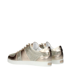 Jimmy Choo Goldene Leder-Sneaker