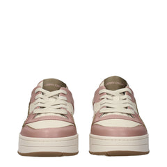 Jimmy Choo Pink Leather Low Tops