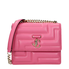 Jimmy Choo Schultertaschen aus rosa Leder