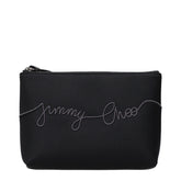 Jimmy Choo Black Satin Clutch Bags
