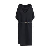 Ferragamo Belted Midi Dress