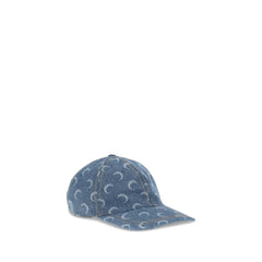 Casquette de baseball Marine Serre Moon Laser Denim