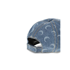 Casquette de baseball Marine Serre Moon Laser Denim