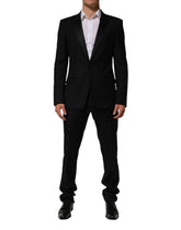 Dolce & Gabbana Black 2 Buttons Jacket Formal 2 Piece Suit