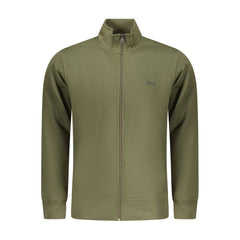 Rifle Green Cotton Men Sweater