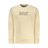 Pull homme en coton beige fusil