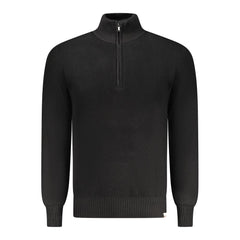 Pull homme en nylon noir à motif fusil