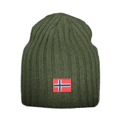 Norwegen 1963 Grüne Polyester Herrenkappe