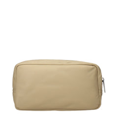Burberry Clutch aus beigefarbenem Nylon