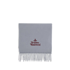 Vivienne Westwood Gray Wool Scarf