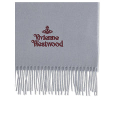Vivienne Westwood Gray Wool Scarf