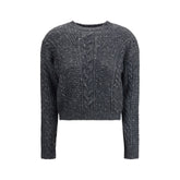 Max Mara graues Polyamid-Sweatshirt