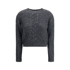 Max Mara graues Polyamid-Sweatshirt
