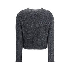 Max Mara graues Polyamid-Sweatshirt