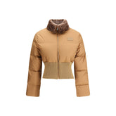 Veste longue Fendi marron en polyester
