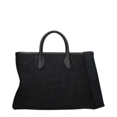 Salvatore Ferragamo Black Fabric Handbag