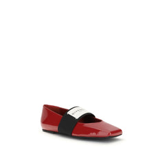 Givenchy Ballerinas aus rotem Leder