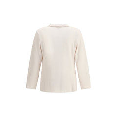 Lardini Cremefarbener Wollmantel