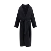 Tom Ford Black Fleece Wool Coat