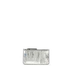 Margiela Silver Calf Leather Bos Taurus Wallet