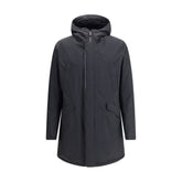 Herno Black Polyester Parka