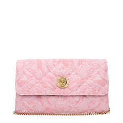 Versace Clutch-Tasche aus rosafarbenem Stoff
