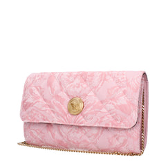 Versace Clutch-Tasche aus rosafarbenem Stoff