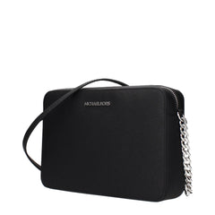 Michael Kors Black Leather Crossbody Bag