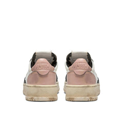 Autry Weiße Leder-Sneaker (niedriger Schaft)