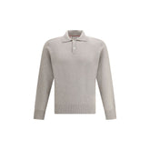 Brunello Cucinelli Beige Kaschmir-Poloshirt