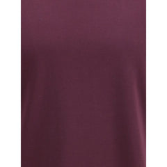 Brunello Cucinelli Purple Cotton T-Shirt