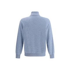 Brunello Cucinelli Light Blue Cashmere Cashmere Sweater