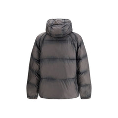 Schwarze Nylon-Shelljacke
