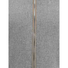 Brunello Cucinelli graue Wolljacke in voller Länge